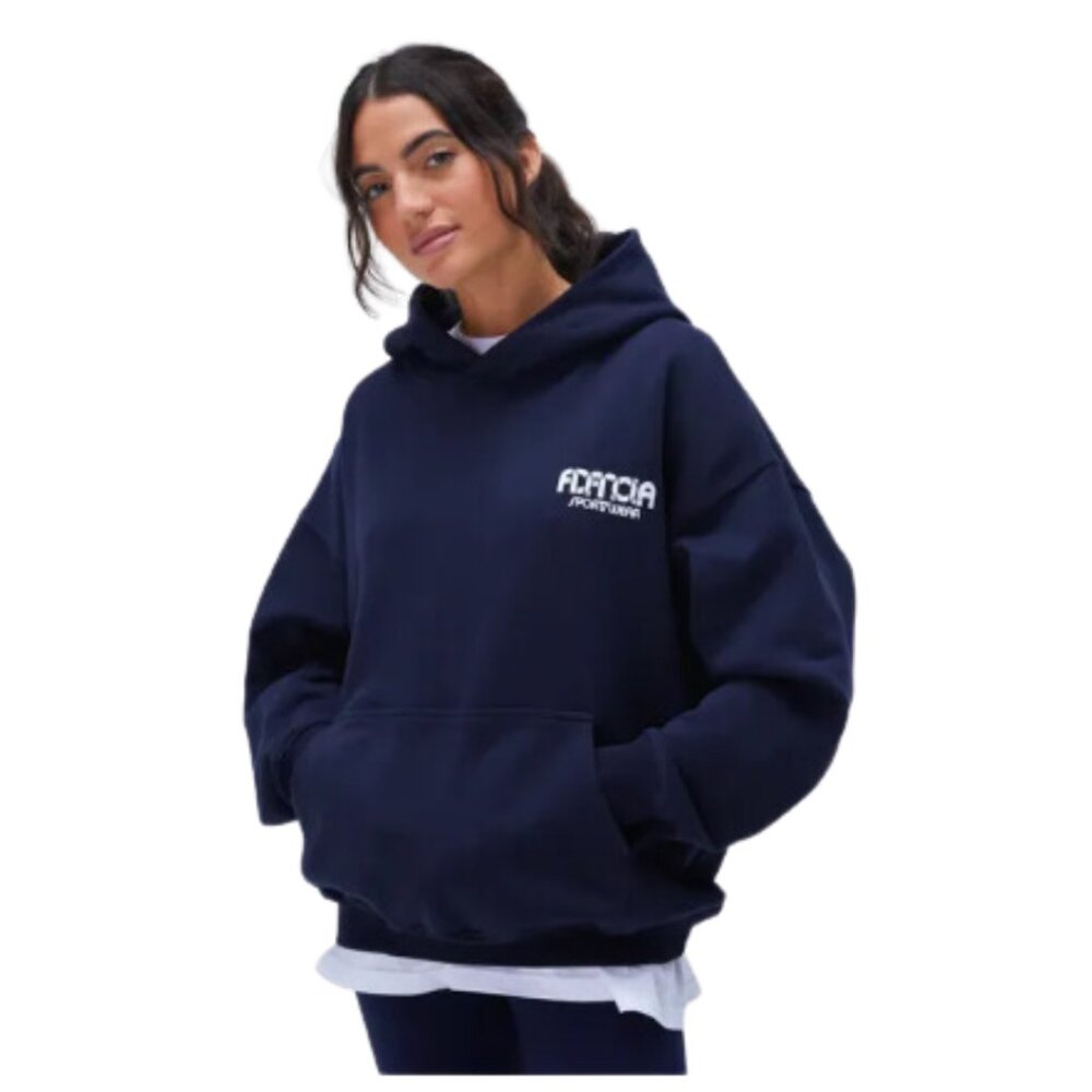 Adanola performance oversized hoodie size XS navy blue